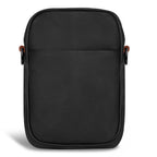 Onyx / Leather Vertical Cross-Body Bag