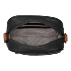 Onyx / Leather Vertical Cross-Body Bag