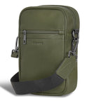 Onyx / Leather Vertical Cross-Body Bag