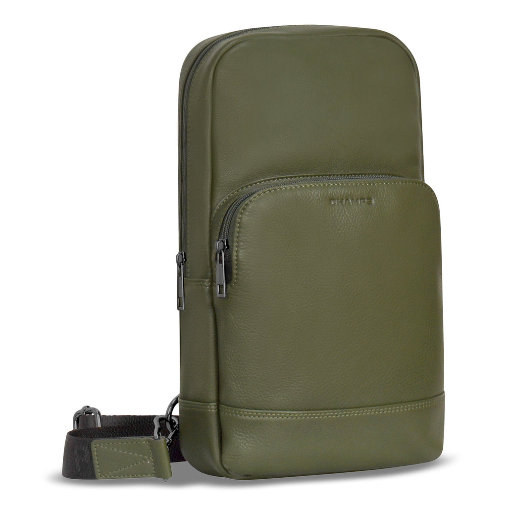 Onyx / Leather Sling Bag