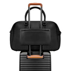 Onyx / Leather Duffle Bag