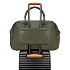 Onyx / Leather Duffle Bag