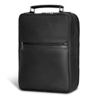 Onyx / Leather Compact Backpack