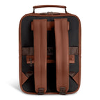 Onyx / Leather Compact Backpack