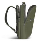 Onyx / Leather Compact Backpack