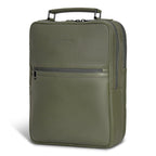 Onyx / Leather Compact Backpack