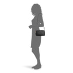 Gala / Leather Double-Zip Shoulder Bag