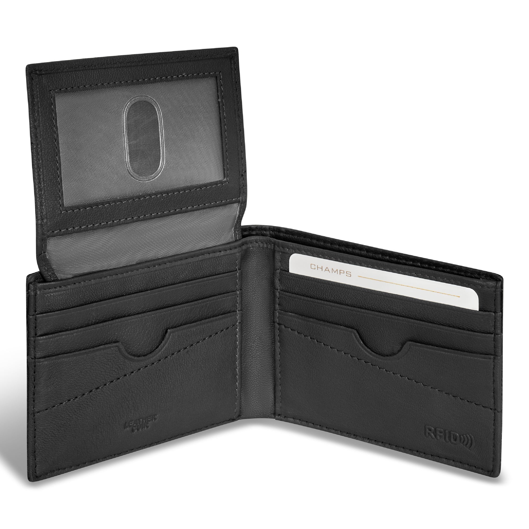 Camo / Leather Top Wing Wallet