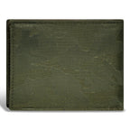 Camo / Leather Top Wing Wallet