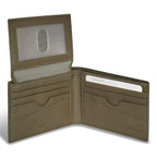 Camo / Leather Top Wing Wallet