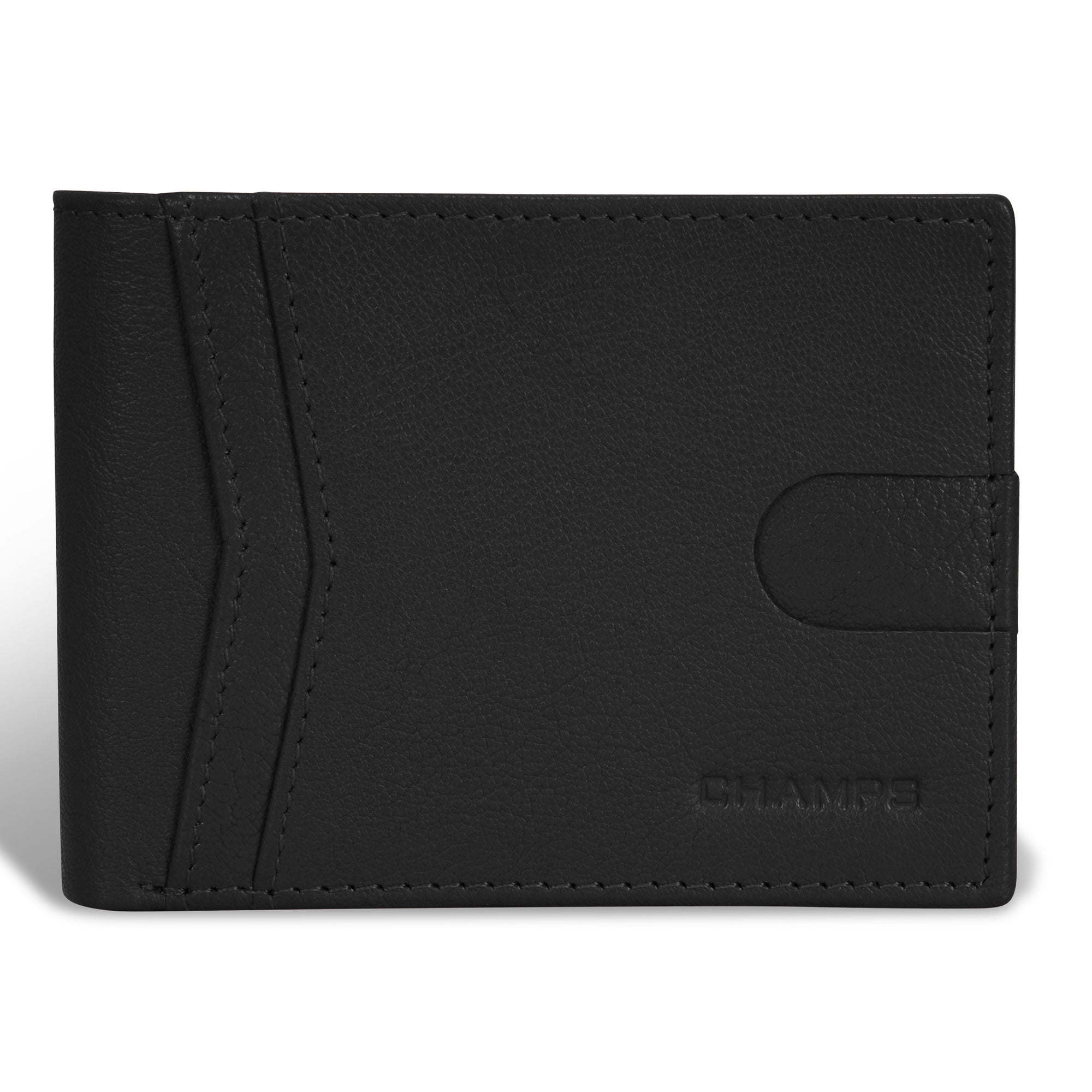 Champs Onyx / Leather Access Center Wing Wallet