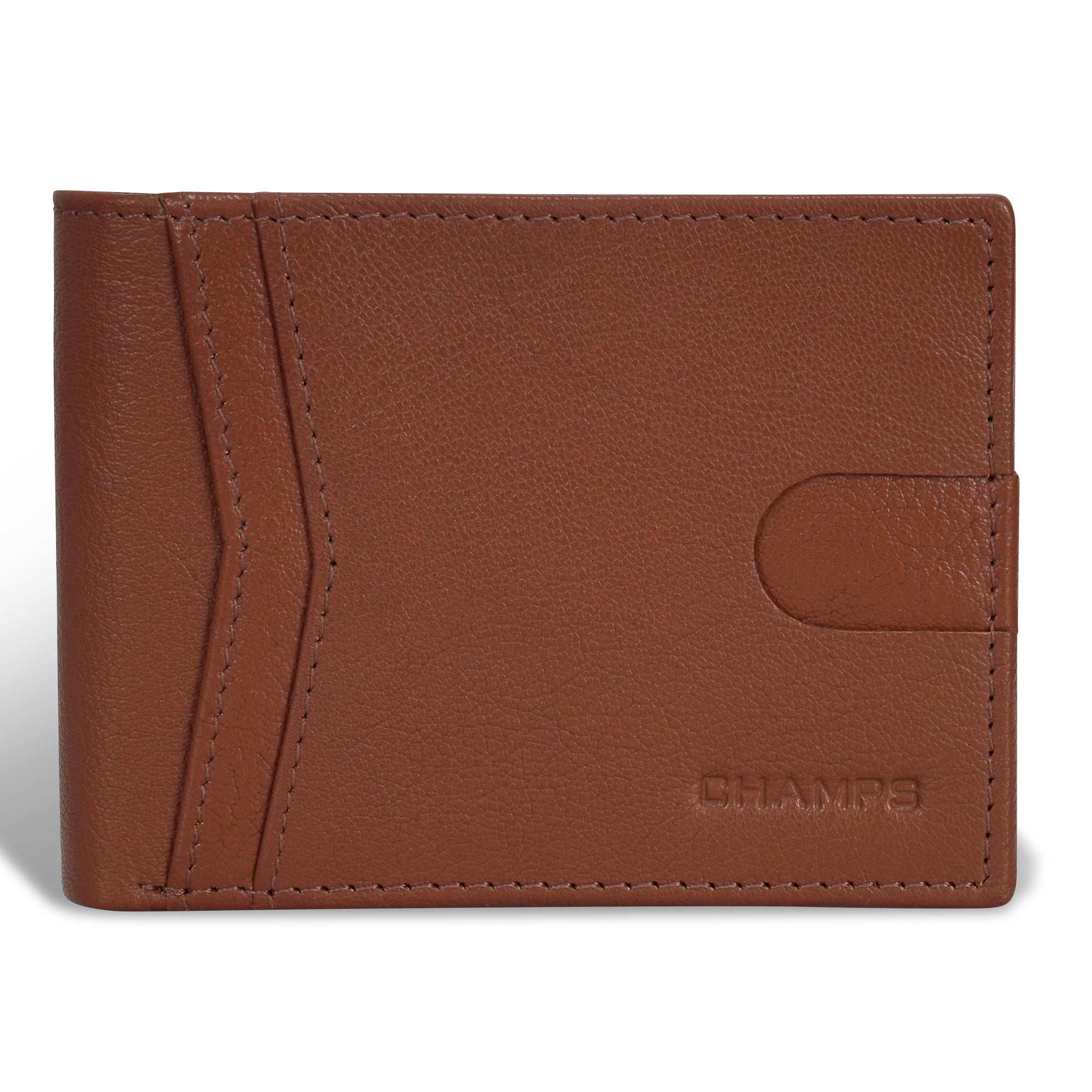 Champs Onyx / Leather Access Center Wing Wallet