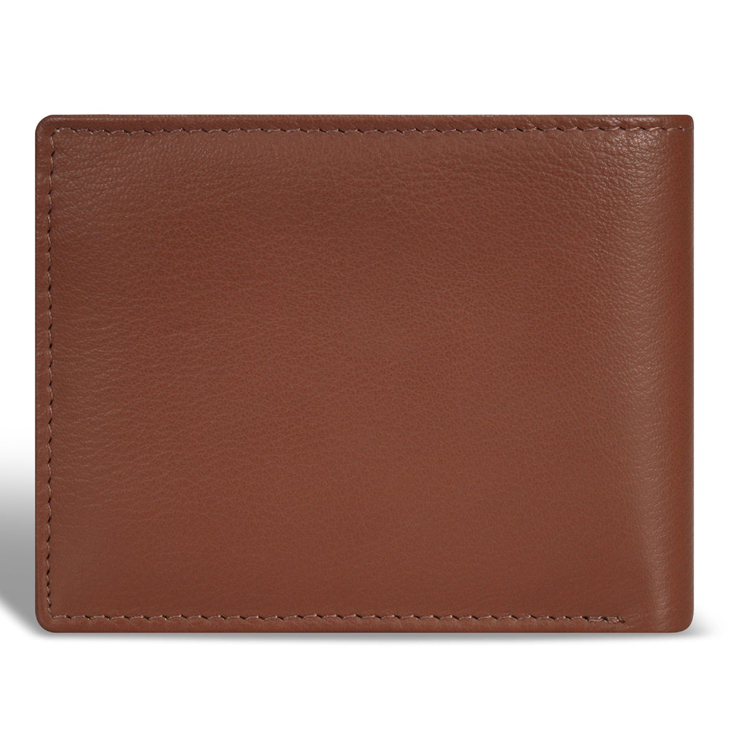 Onyx / Leather Zip Bi-Fold Wallet